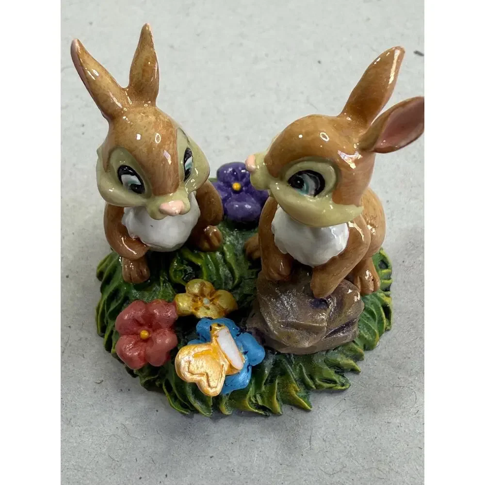 Vintage Bunny Rabbit Lot, Disney Licensed Figurines, Easter Ornaments, Decor